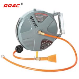 AA4C Automatic Retractable Flexible Hose Reel PU Mesh Air Hose Reel Electric