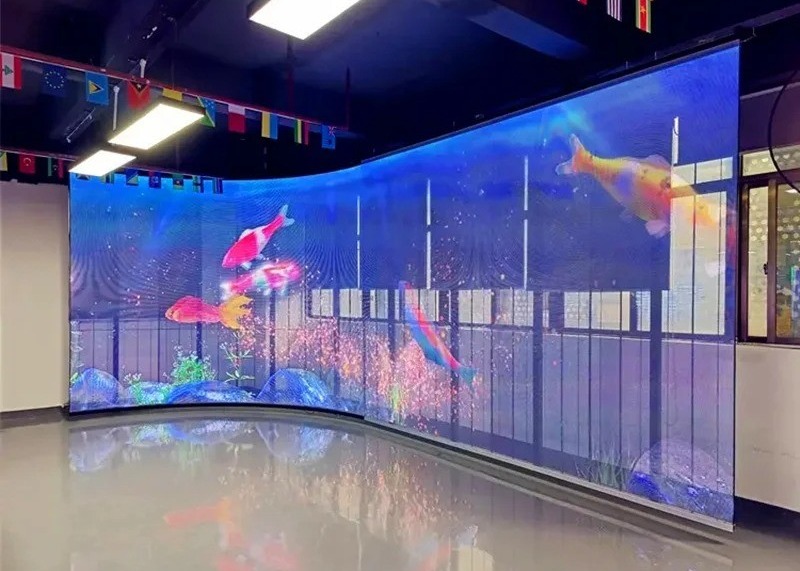 SMD2121 Waterproof Transparent LED Screen for Waterproof and Durable Outdoor Advertising