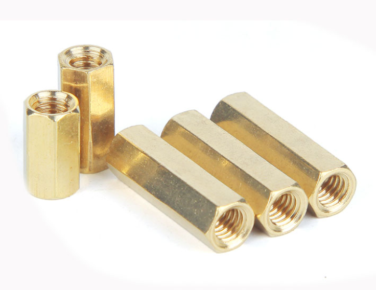 Brass Screw Copper Isolation Column Hexagon Coupling Nuts DIN6334