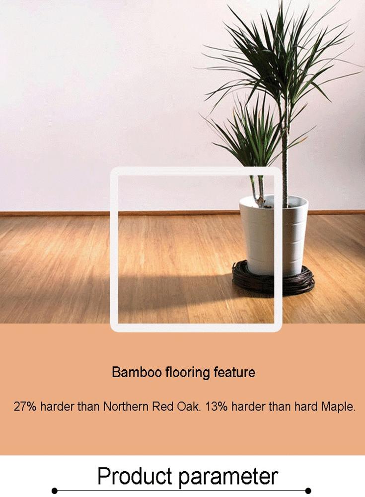 Modern Design Style Red Bamboo Flooring with FSC Certification and Eco-Friendly Design