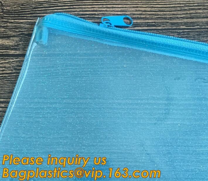 Plastic Bag OEM Custom PVC Loop Handle Image Printed Plastic Shopping Bag,Promotional Clear Waterproof Plastic Cosmetic