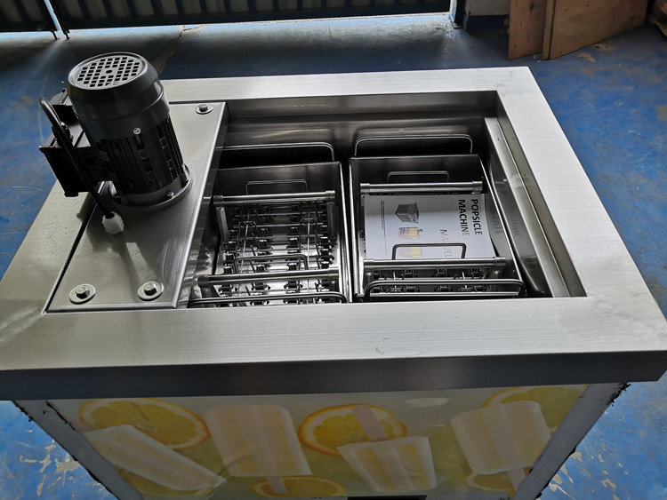 2 Molds Popsicle Maker Machine Stainless Steel Popsicle Machine