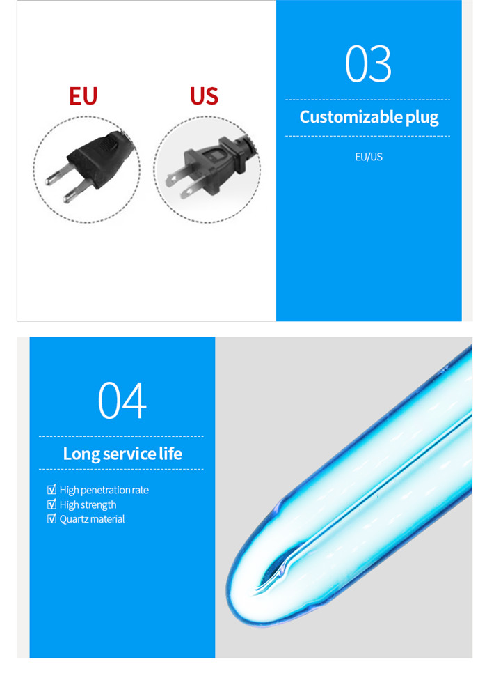 200W UV Sterilization Trolley UV Disinfection Lamp