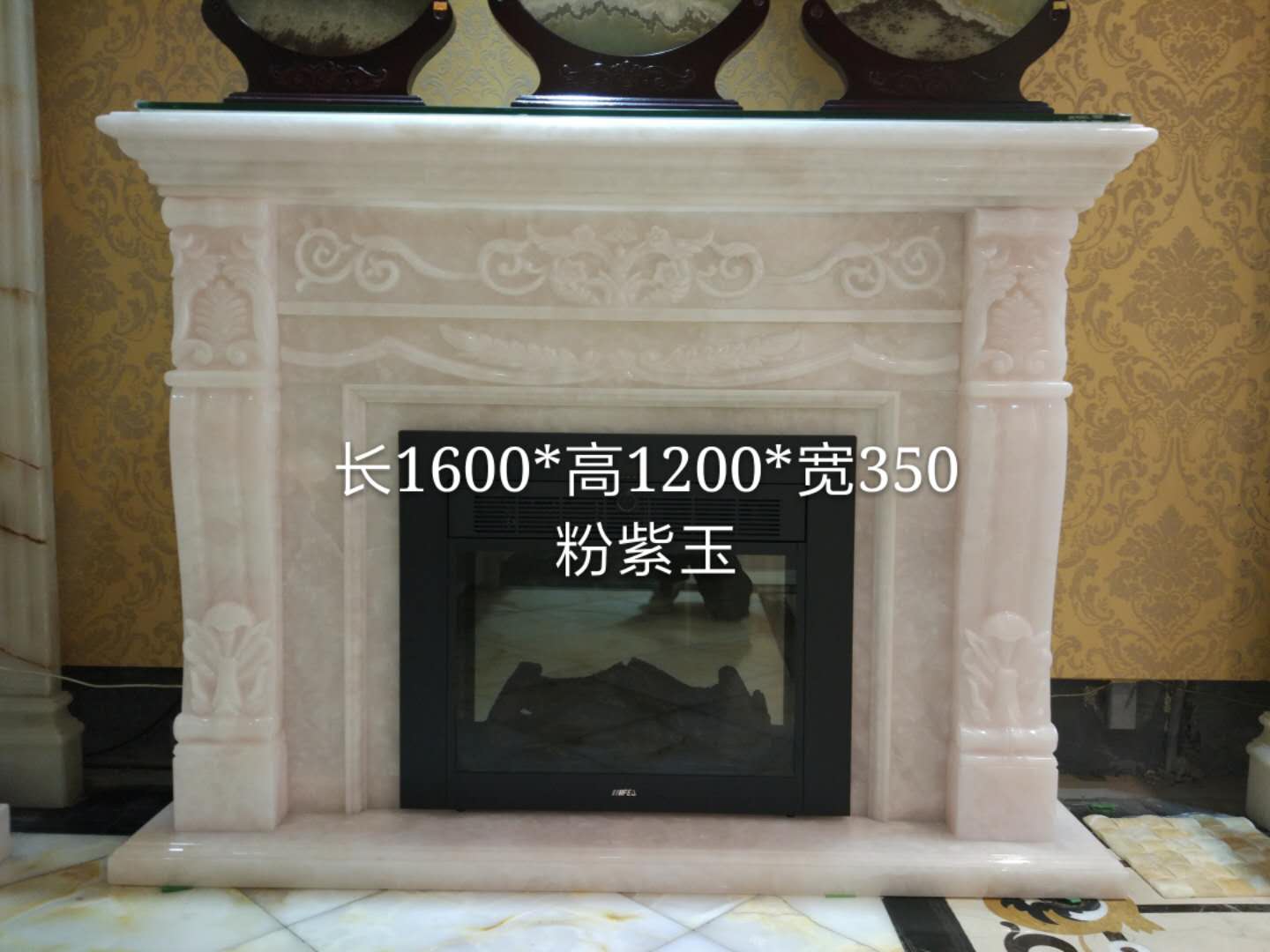 Solid Natural Stone Fireplaces Marble Decorative Fire Surround Home Decoration