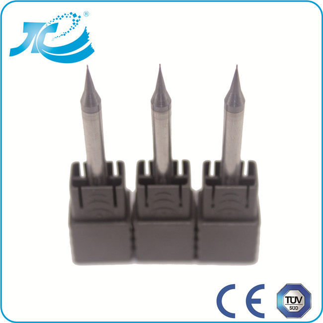 Diamond Coated Micro End Mills HRC 55 / 60 / 65 , 2 - 4 Flute End Mill