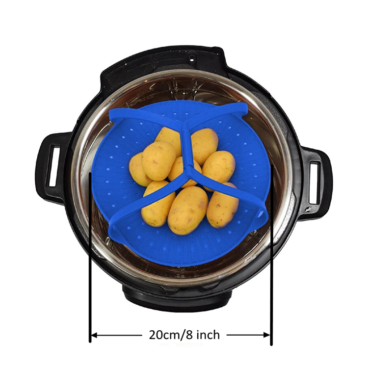 high quality vegetable kitchen silicone steamer walmart for sale