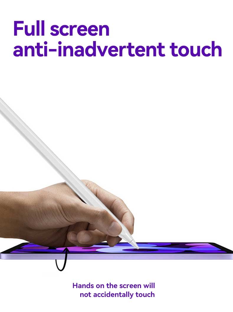 Magnetic Attachment Tilt Bold Palm Rejection Stylus For Ipad 2018