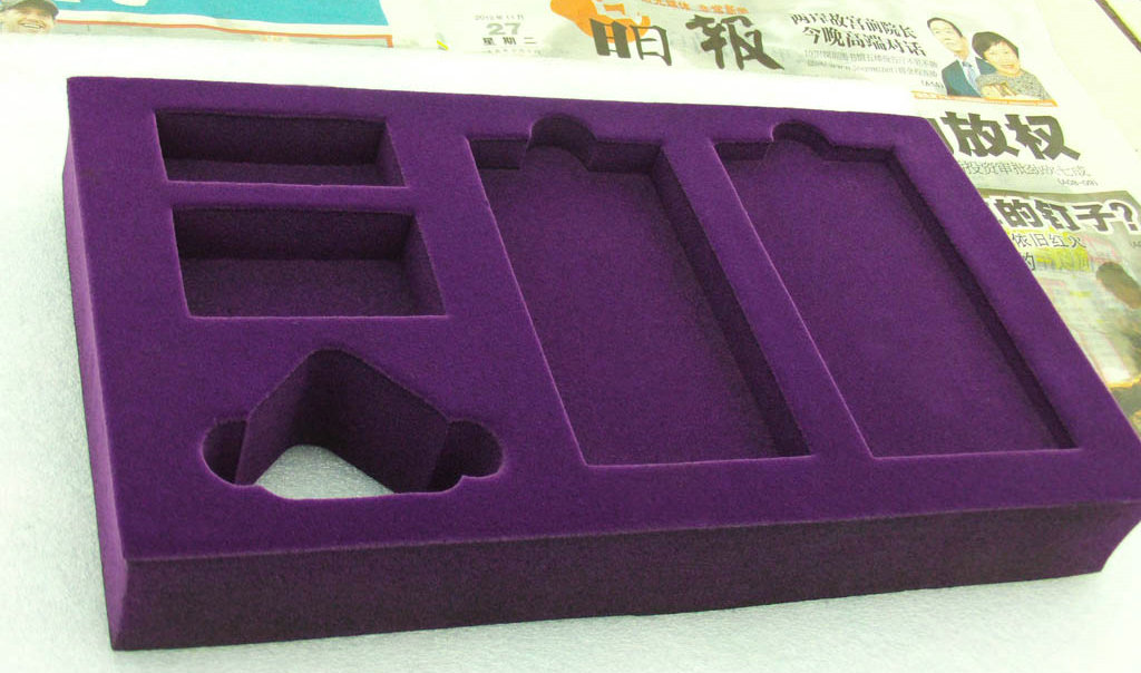 ROHS Packaging Foam Inserts Die Cutting For Eva Foam Tray DIY