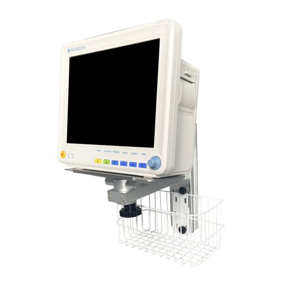 12.1 Inch Portable Multi Parameter Patient Monitor with Trolley Bracket and Built-in Li-ion Battery for Hospital ICU