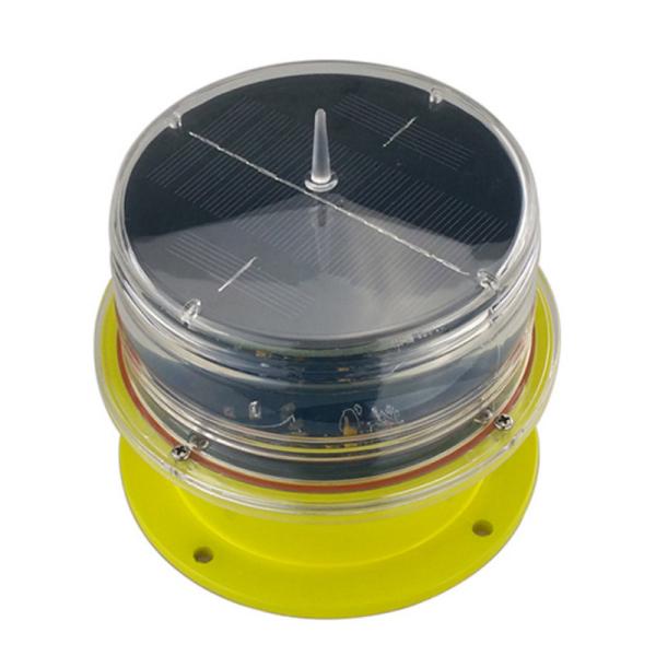 Solar Power LED Aviation Obstruction Warning Light LED Marine Lante With Red