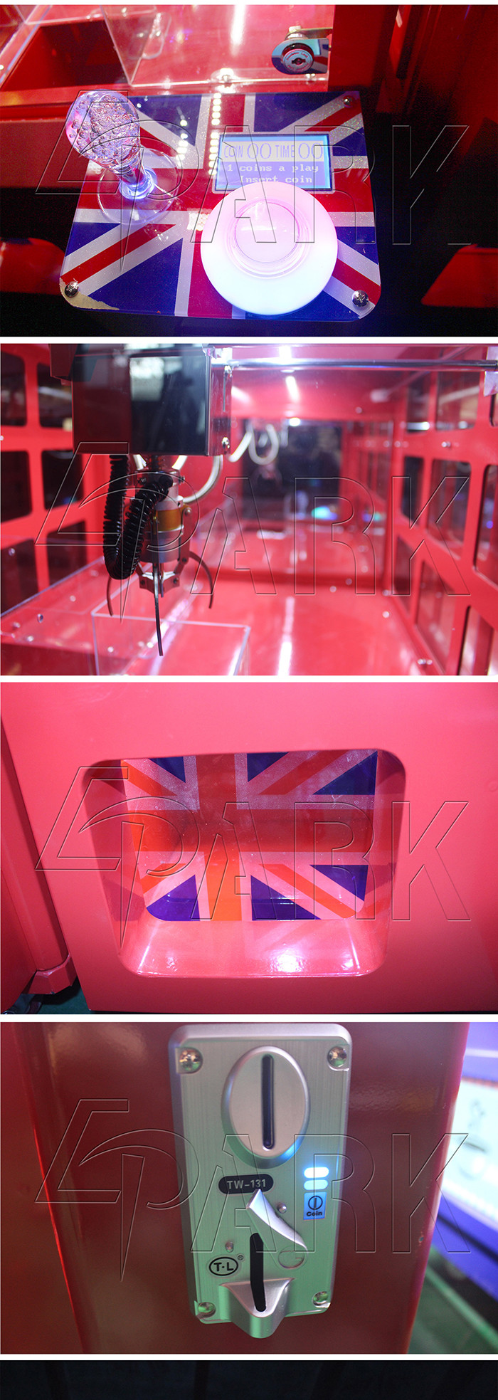 1 Player Catch Toy Claw Arcade Crane Game Machine