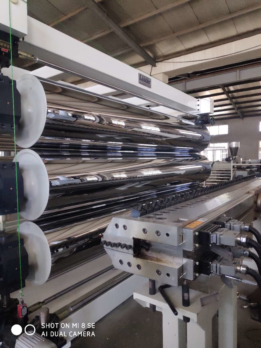 Extra Width Geomembrane / Geocell PE Sheet Extrusion Line With PLC Control