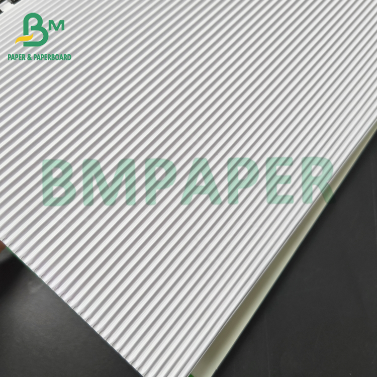 White Brown Black Corrugated Cardboard Sheet E Flute F Flute Three Lays