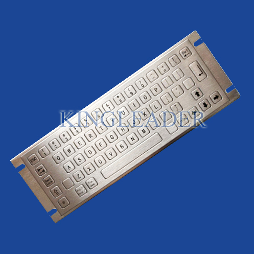 64 Keys Dust-Proof Industrial Mini Keyboard With Flat Keys Metal Dome Keys