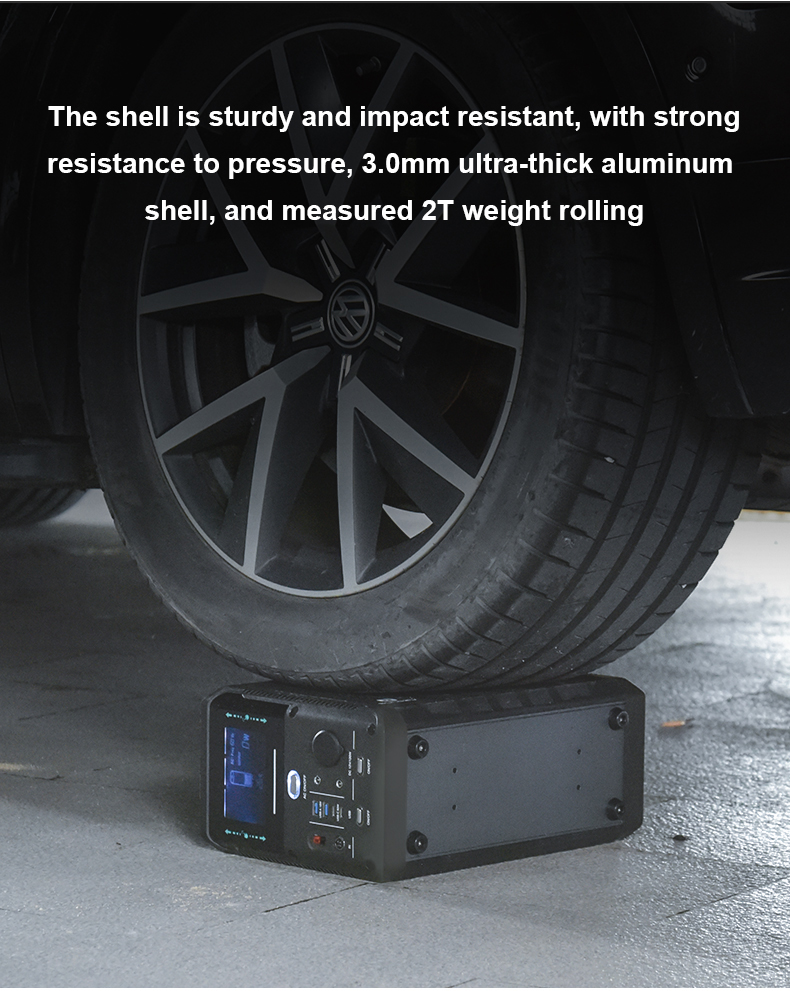 1000w Portable Power Station Solar Generator Lithium Backup Battery For Camping Equipment Supply