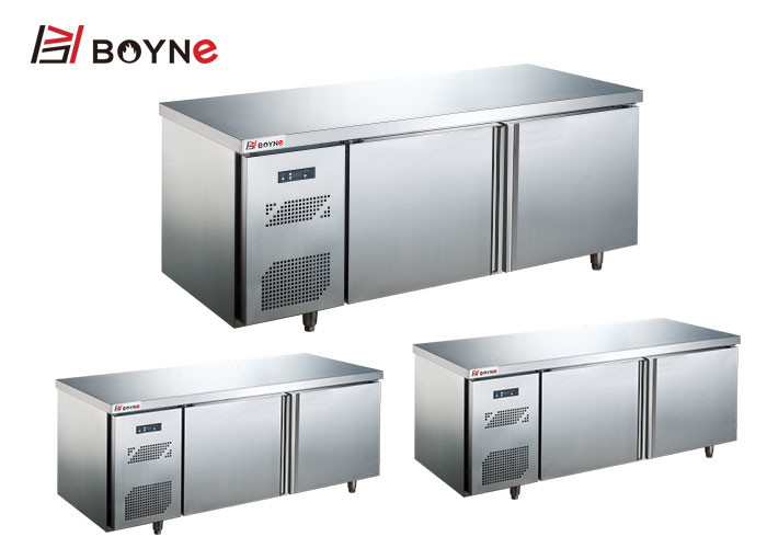 Direct Cooling Bench Commercial Refrigeration Equipment