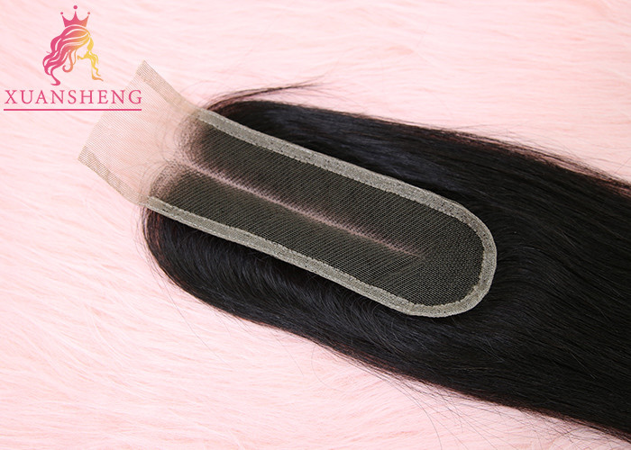 100% Virgin Brazilian Unprocessed Straight Hair 2*6 Lace 10A Grade