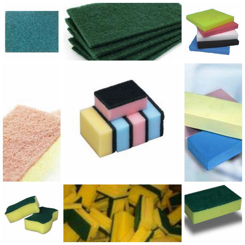 Kitchen Sponge Scouring Pad and Washer Sponge Automatic Cutting Machine