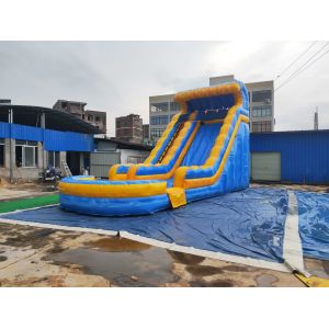 0.55mm PVC Inflatable Water Slide Blow Up Jumping Slide