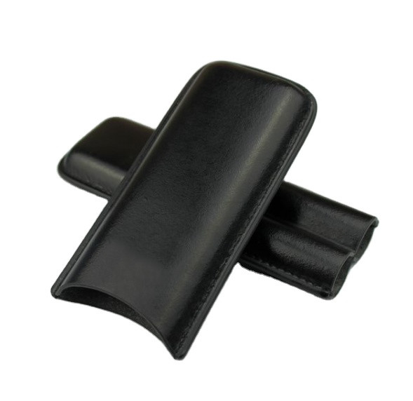 High Quality Leather Cigar Box 2 Pcs Travel Cigar Tube Cover