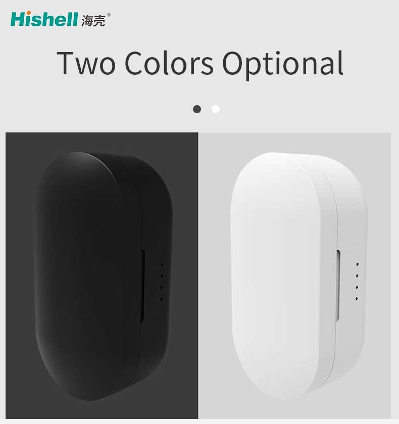 M1 ABS Black Invisible Bluetooth Earpiece , Portable Invisible Earbuds For Work