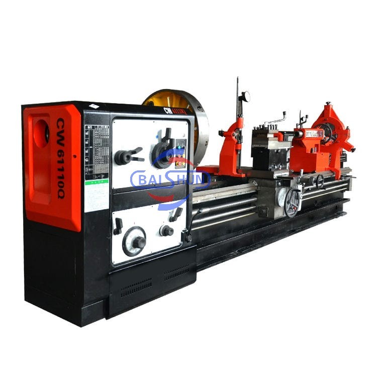 Precision Table CW61110 Medium Manual Horizontal Parallel Mechanical Metal Lathe