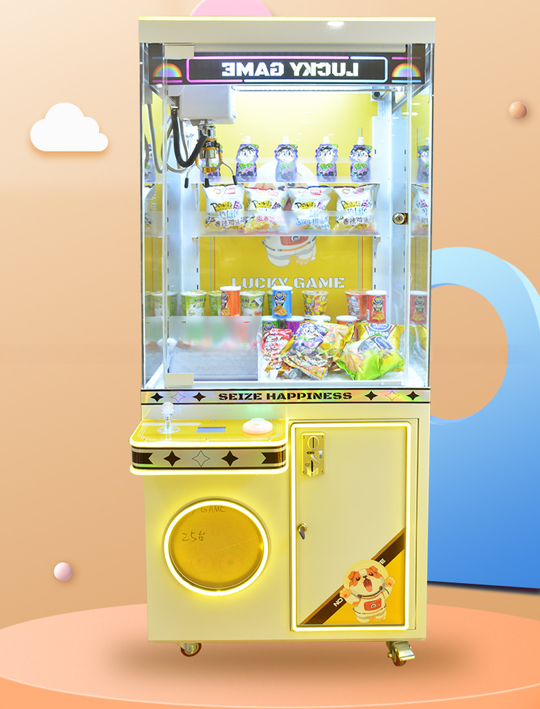 Dreamland New coin operated catcher metal cabinet arcade gift toys grabber crane claw game machine