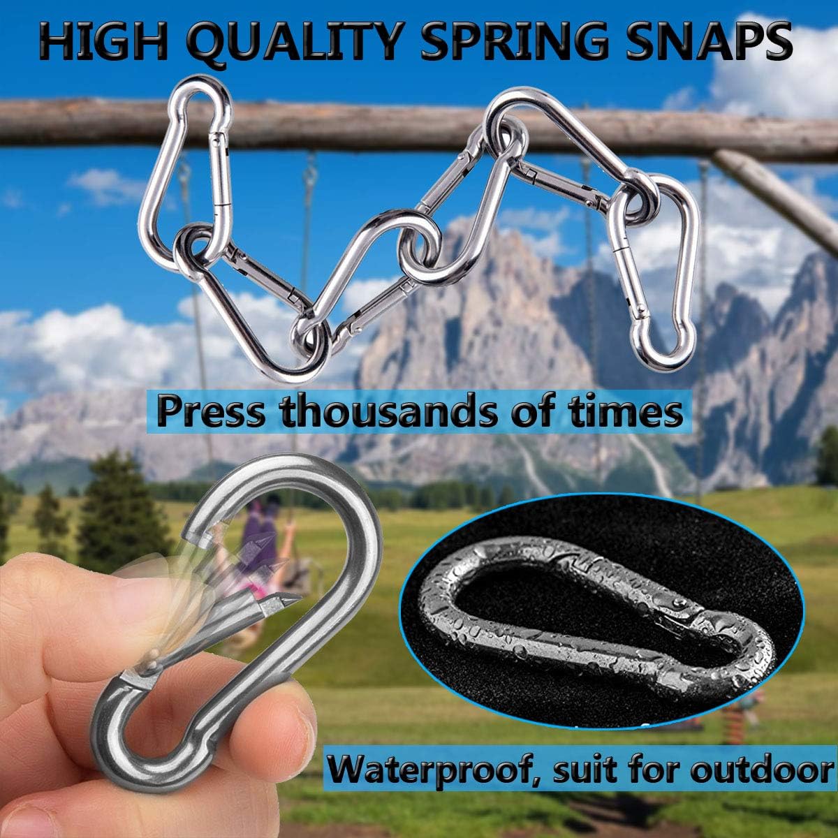 Polished Finish Quick Link Carabiner