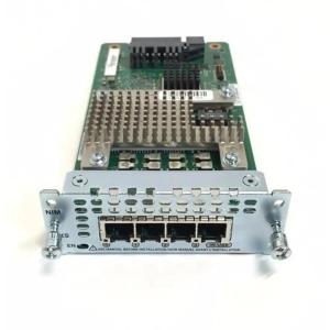  Cisco NIM-4E/M= Module : 4-Port Gigabit Fiber , Flexible Expansion For ISR 4000 Routers Cisco Module Manufactures
