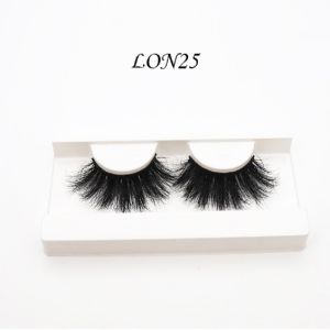 China Full Strip 6D 20mm Fluffy Faux Mink Lashes With Cruelty Free on sale