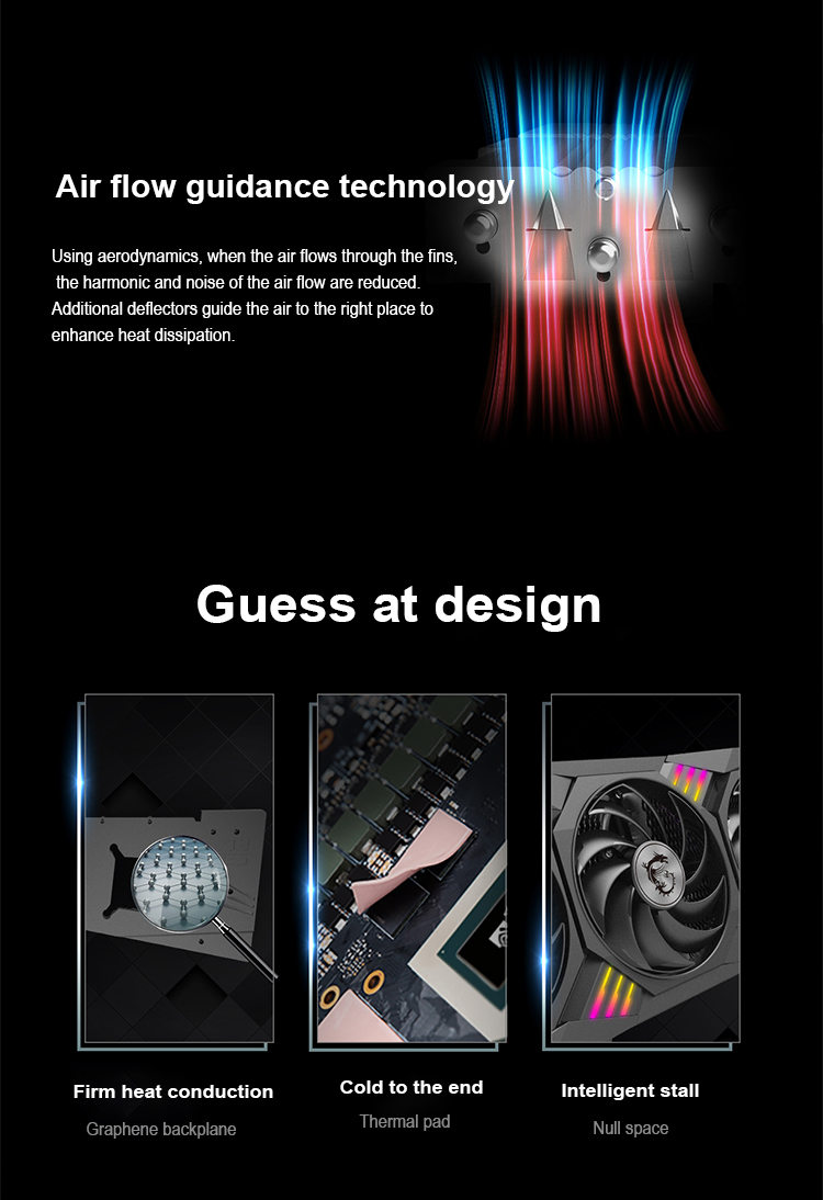 1830 MHz Gaming Graphics Card 8GB GDDR6 256bit RTX 3070 Graphic Card