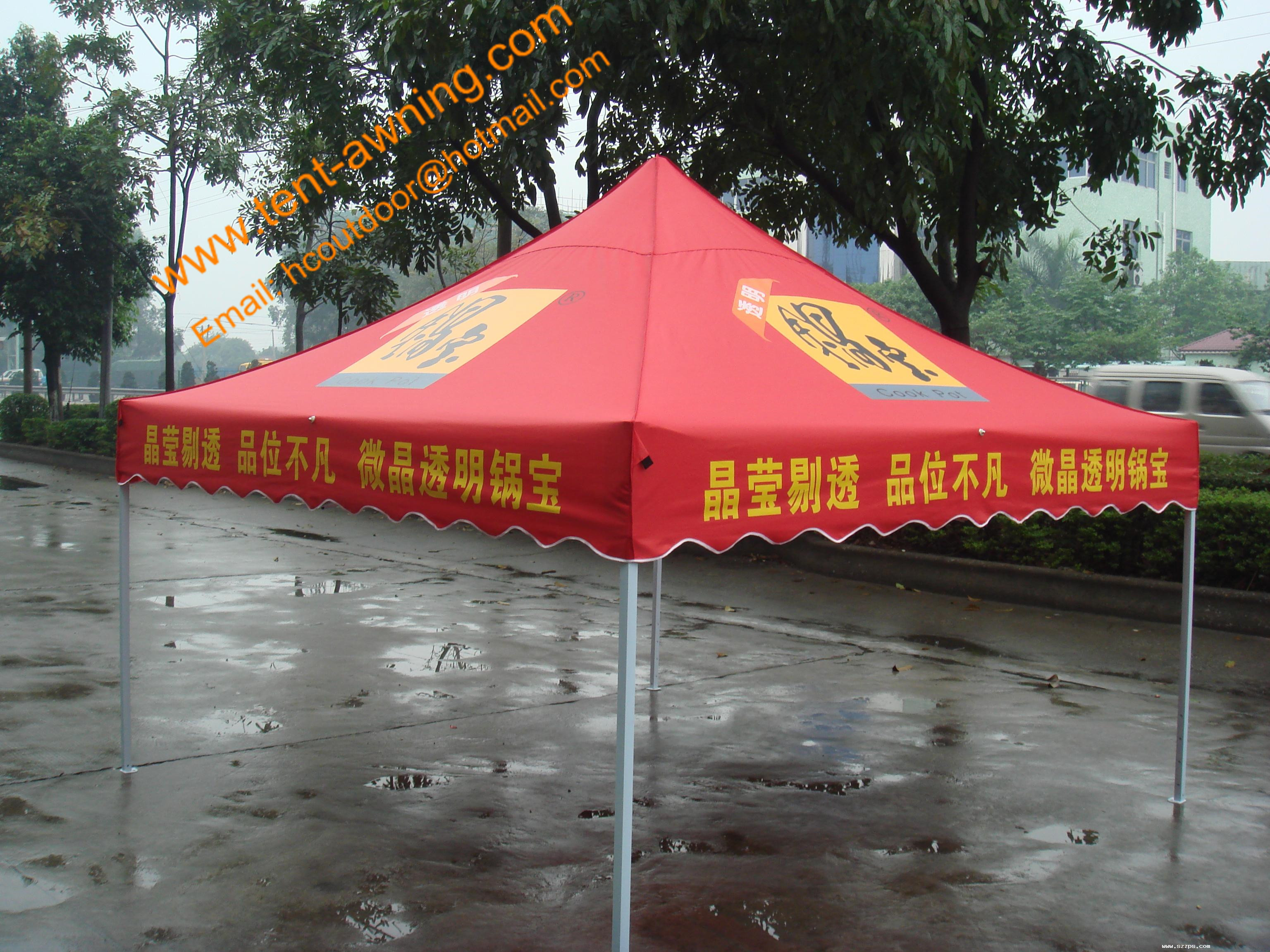 Outdoor 3x3m Foldable Pop Up Tent Trade Show Folding Promotion Tents