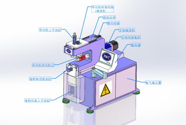 Industrial Durable 3D Automatic Coiling Machine High Rigidity Mechanical