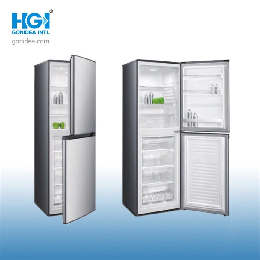 Build In LED Double Door Bottom Freezer With Drawers