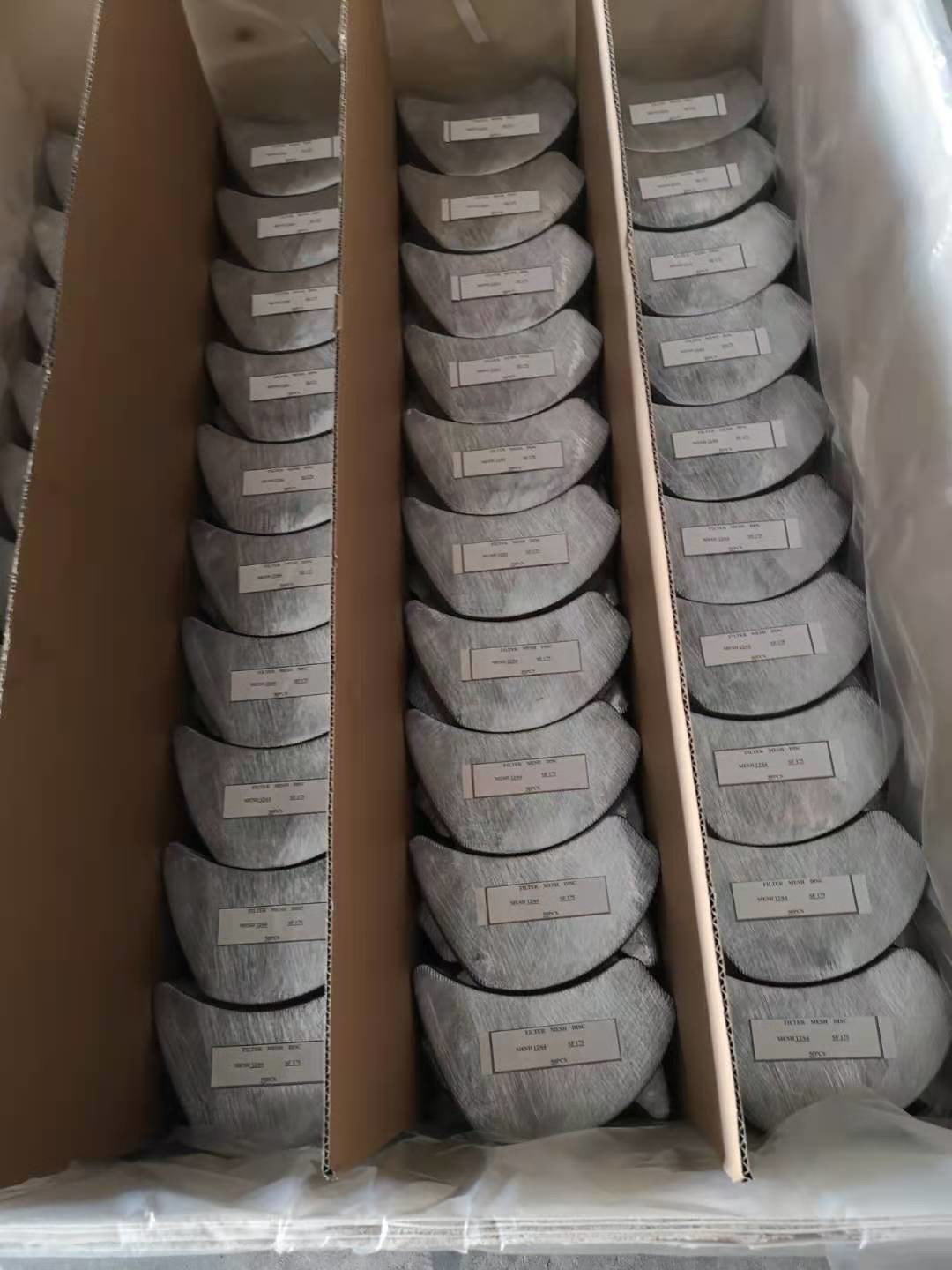 Stainless Steel Wire Mesh Filters Discs 152mm Diameter Copper Mesh Filter customized