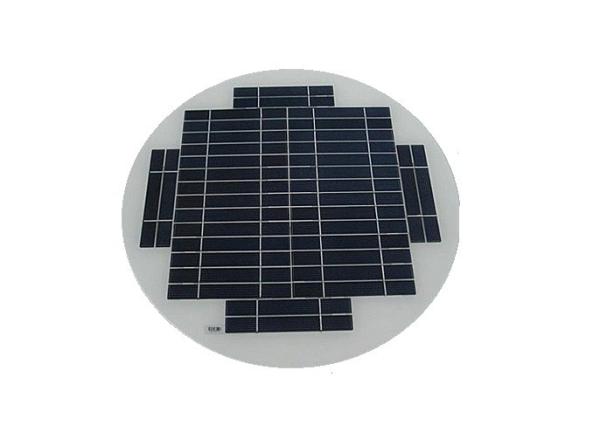 Anti - Reflective Glass Round Solar Panel For Outdoor LED Smart Solar Street