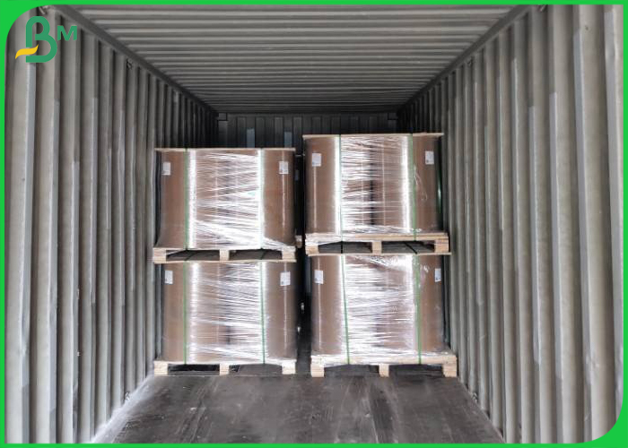 High Stiffness 126gsm Recycled Brown Kraft Paper For Making Wrapping Boxes