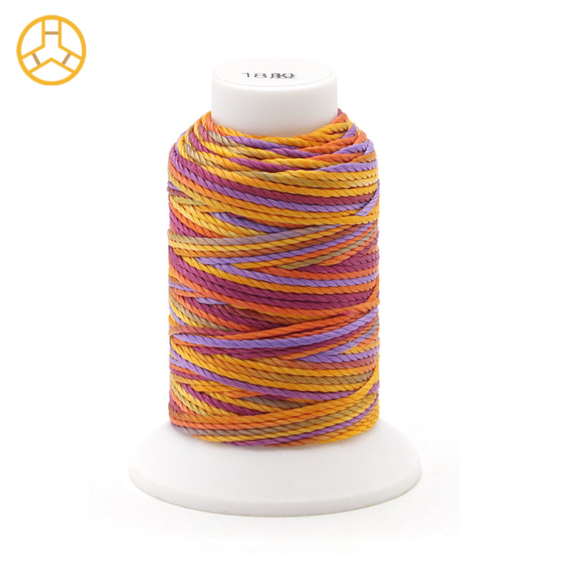 12g 18PLY 40 Colors Supply 100% Polyester Multi Color Sewing Thread Polyester Braid