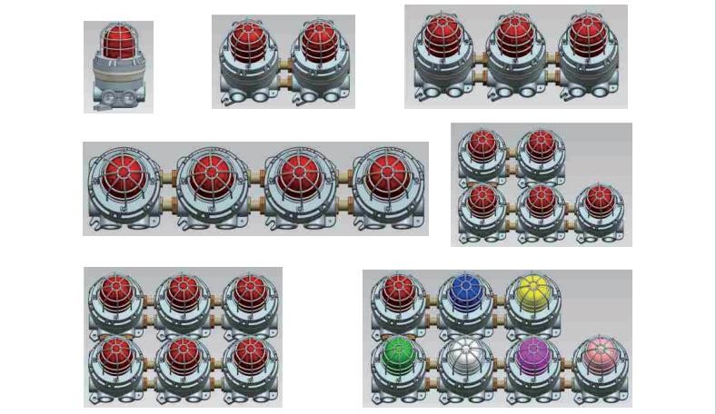 Copper Free Aluminum Explosion Proof Exit Emergency Lights 20-400W High Bay