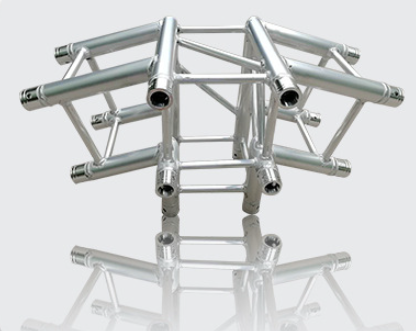 Quick Assembly Square Aluminum Truss Lighting , Indoor / Outdoor Aluminum Alloy Truss