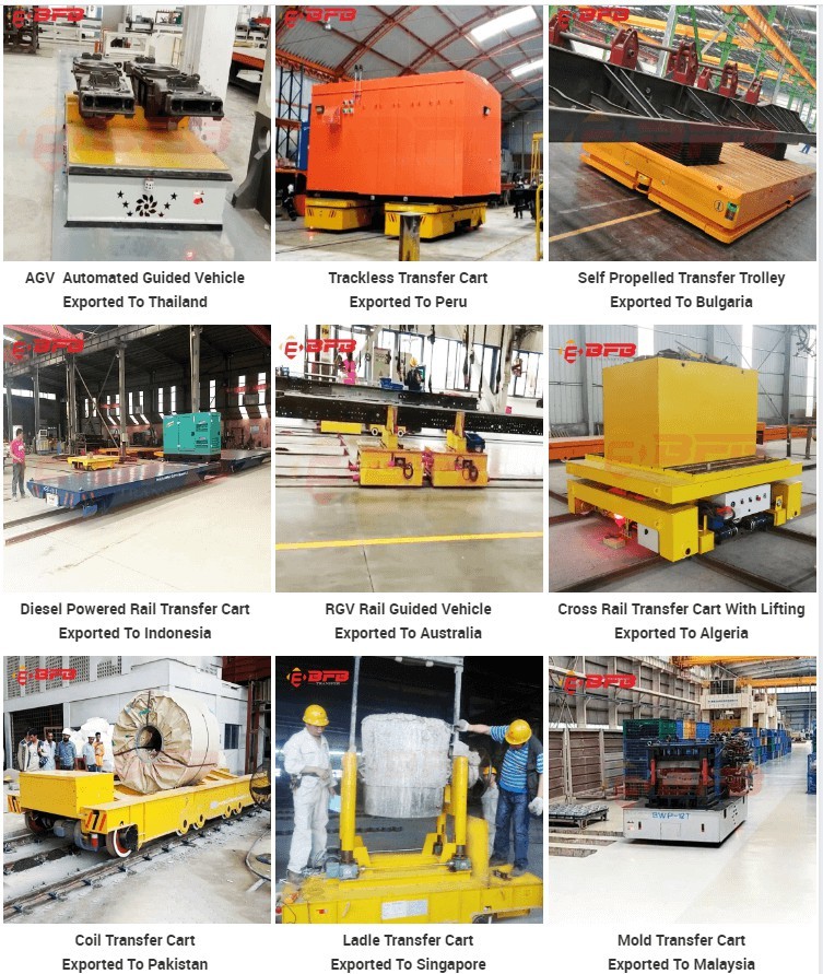 Unique Product Steering Mechanism Flatbed 50ton And 100t Transfer Carts