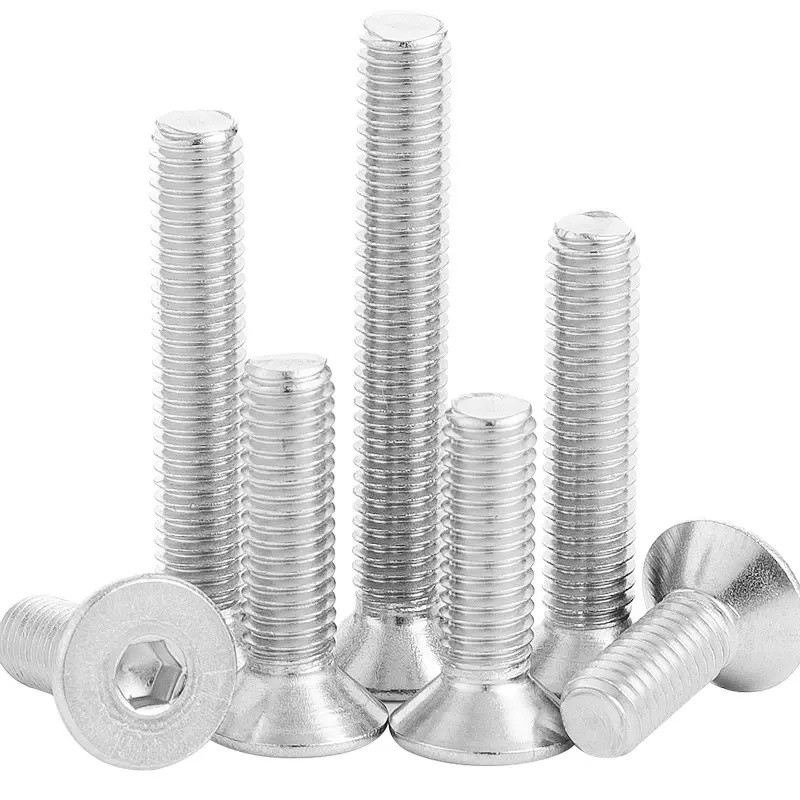 Grade 8.8 Stainless Steel Bolts Polish Finish Thread Pitch 1