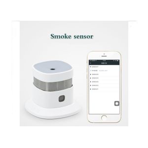 CE FCC RoHS High Standard Smoke Detector Zigbee / Z-wave For Home Security