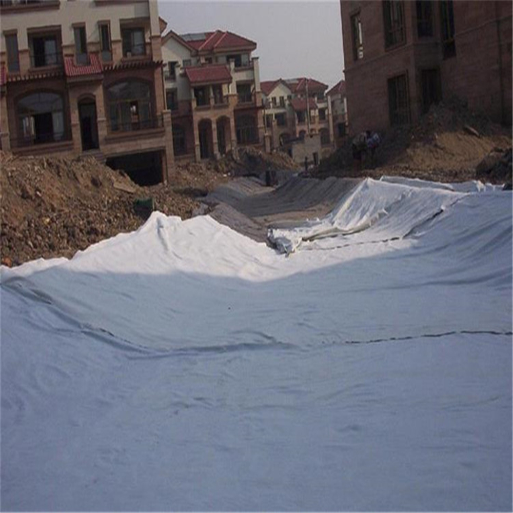 Non Woven Geotextile for Road Construction and Dam Project White Colo