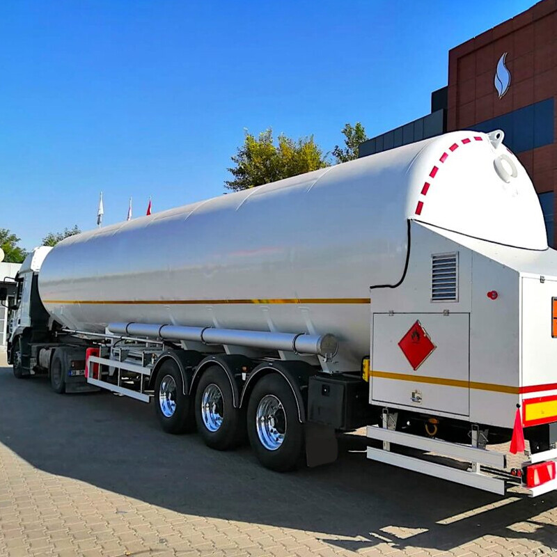 CIMC 4 axles 54000liters 6 compartments Carbon steel transport liquid chemical petroleum food processing oil fuel tank trailer