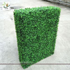 China UVG GRS03 indoor decorated plastic artificial boxwood hedge for party landscaping on sale