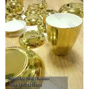 China Ceramic Tableware Titanium Nitride Coating Equipment , Ceramic kitchenware PVD Plating System on sale