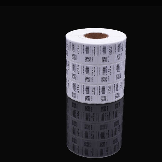 High Adhesive White Color Supermarket Custom Barcode Labels