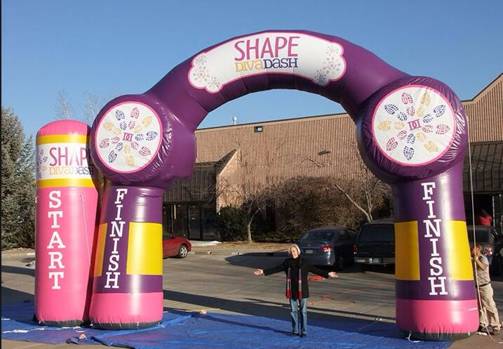 Custom Advertising Giant Inflatable Arch ODM For Sport Events
