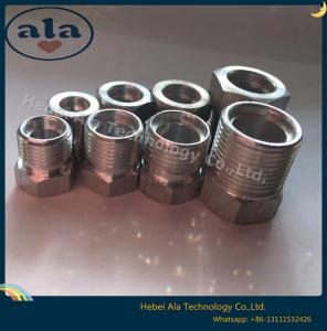 China #6 #8 #10 #12 Aluminum A/C Hose Fittings Aluminum O-Ring external head Fittings Plugs on sale